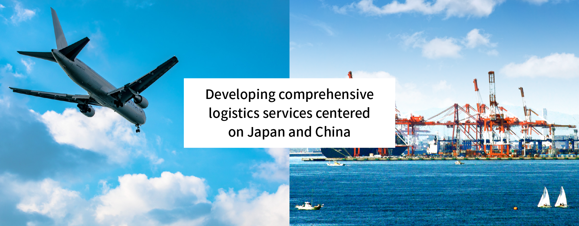 Developing comprehensive logistics services centered on Japan and China